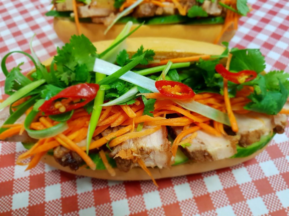 BBQ pork banh mi