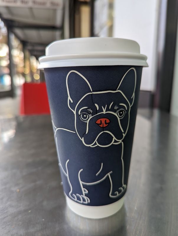Takeaway coffee cup